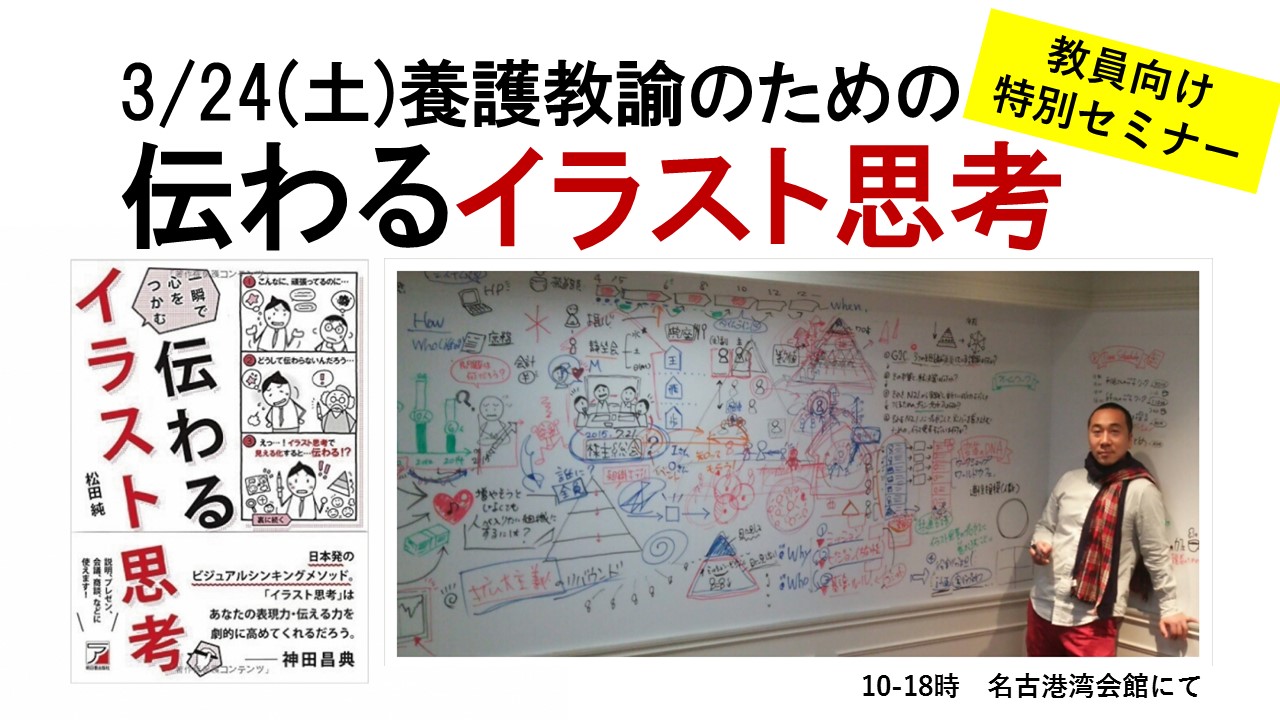 満員御礼 3 24 土 養護教諭のためのイラスト思考 共感力と伝える力を高めよう 18年3月24日 Sensei イベントポータル