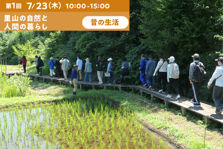 参加費無料！教員向け環境教育研修会　第１回「里山の自然と人間の暮らし」