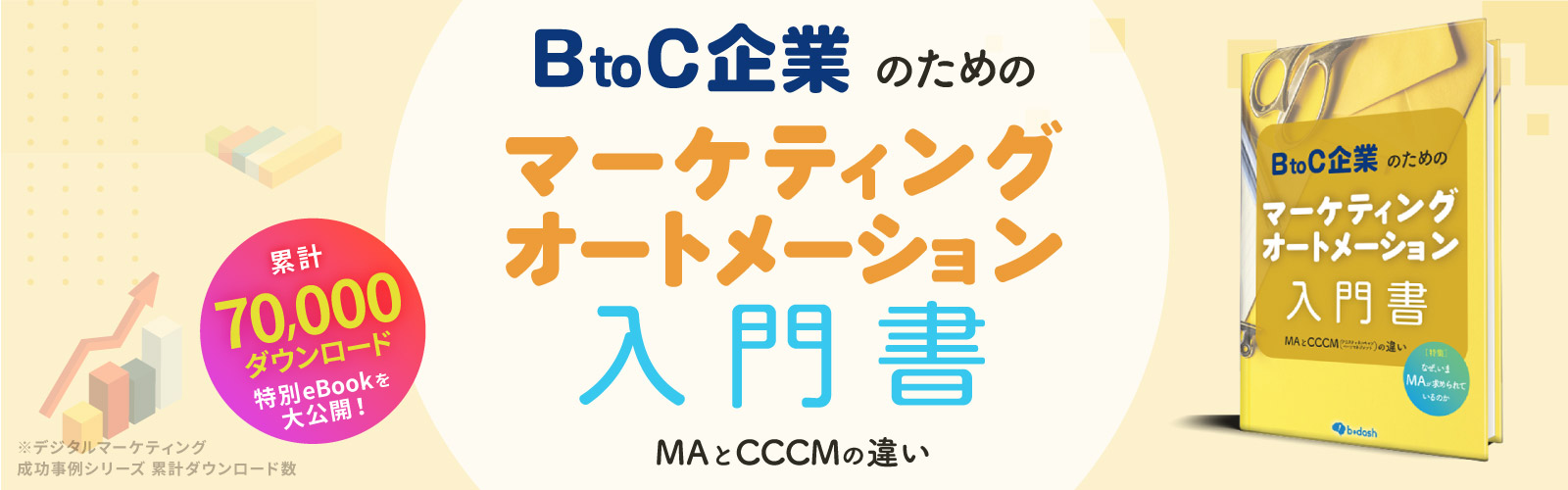 BtoC企業のための<br />
マーケティングオートメーション入門書