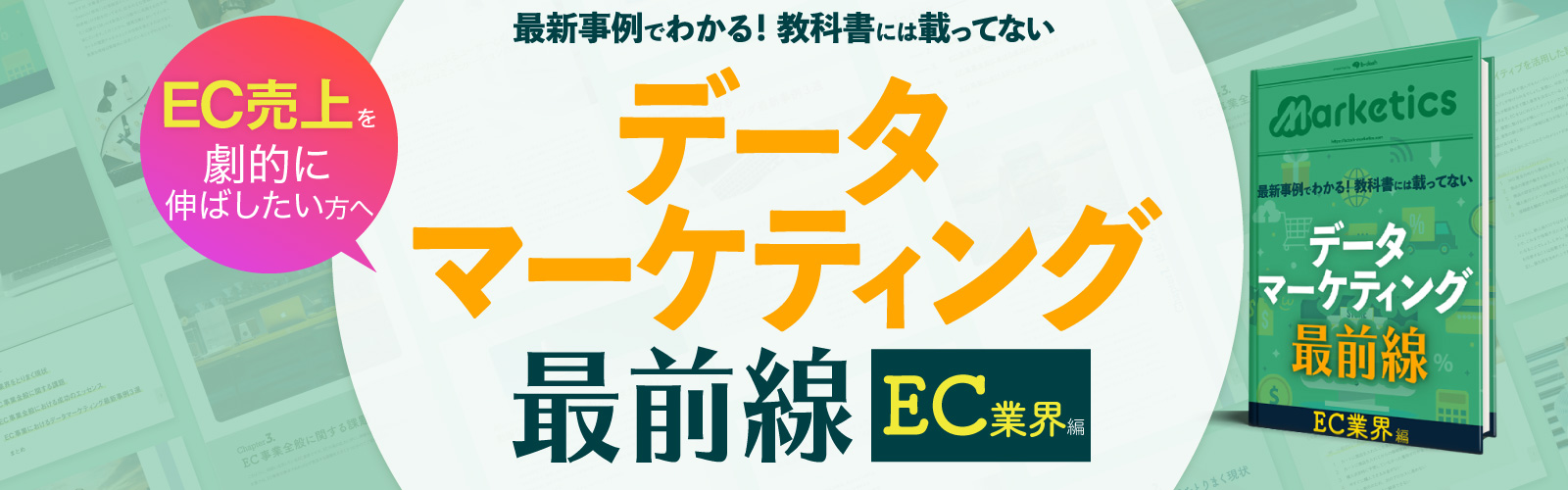 データマーケティング最前線<br />
-EC業界編-