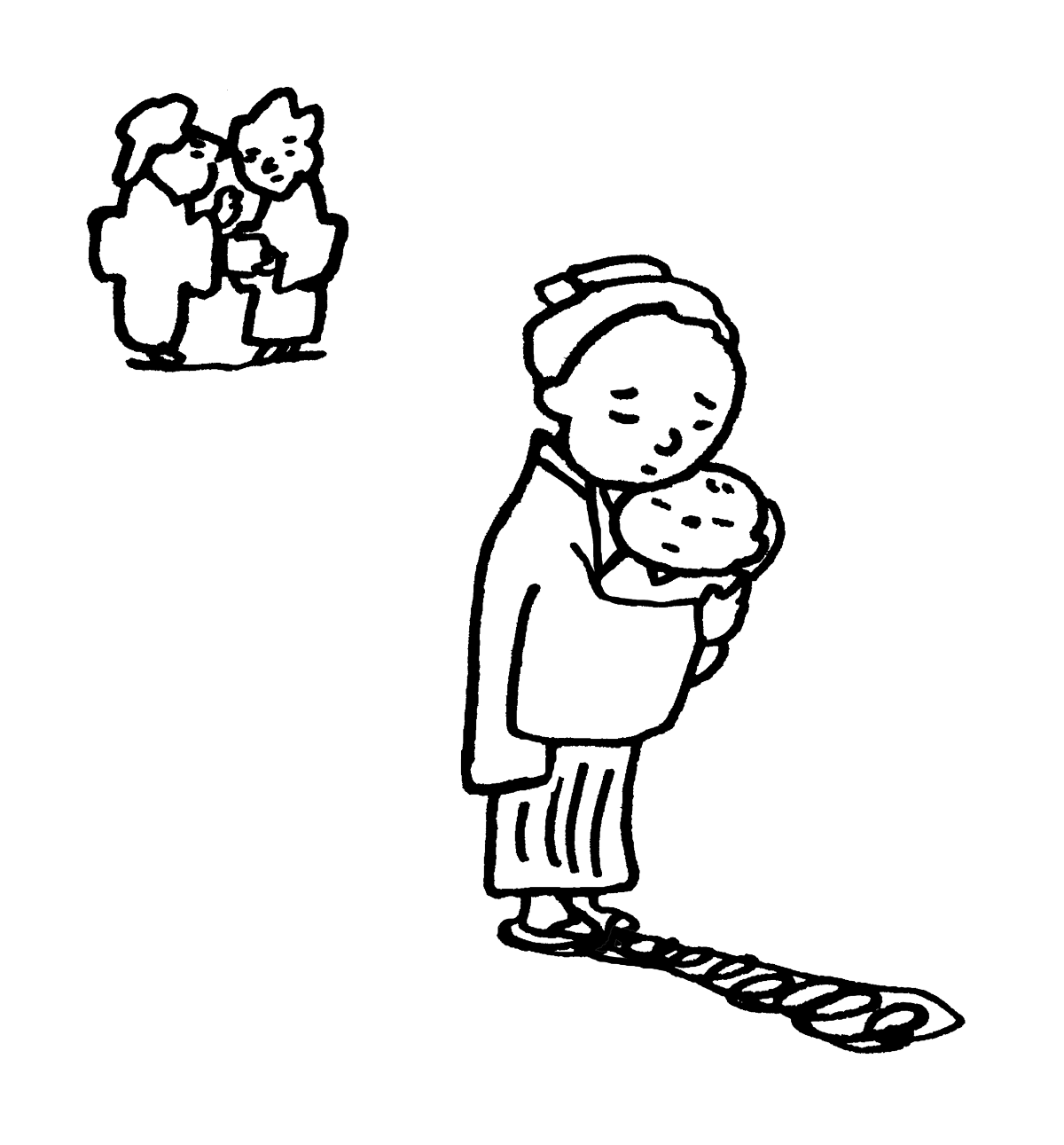 第一回 金之助誕生 我楽多と一所に笊の中