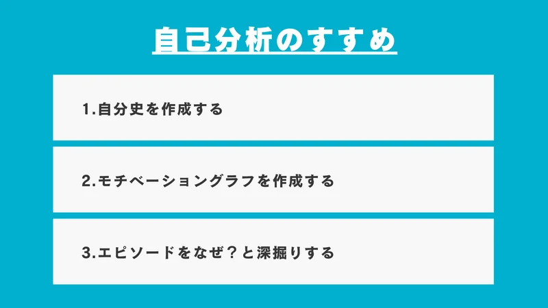 自己分析のすすめ