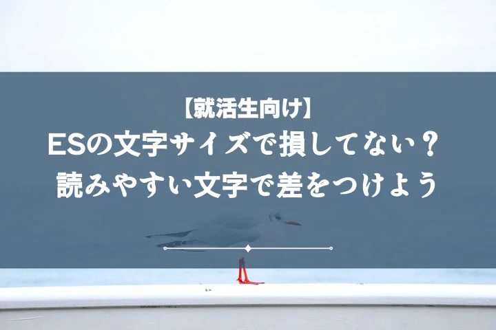 ES文字大きさの完全攻略!PC・手書き別【最適な文字とフォント】で採用担当を魅了する