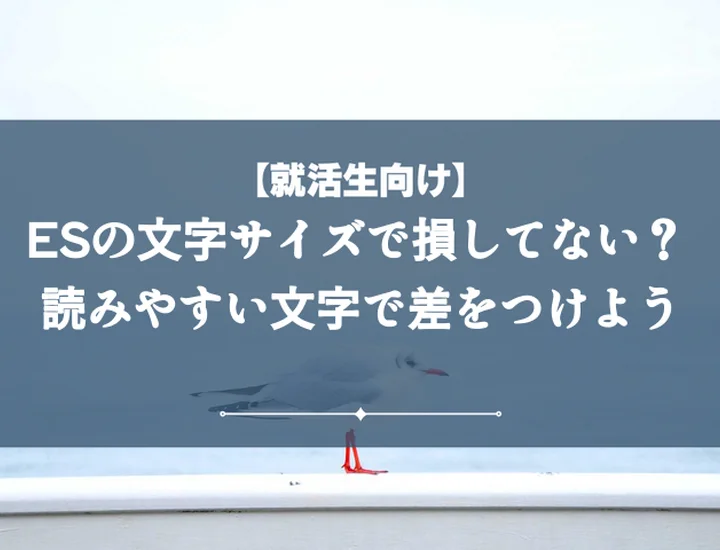 ES文字大きさの完全攻略!PC・手書き別【最適な文字とフォント】で採用担当を魅了する
