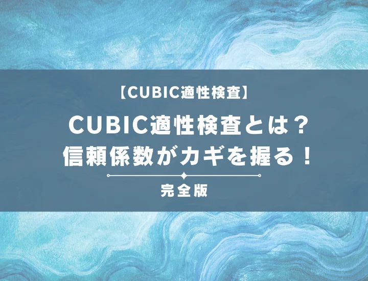 CUBIC適性検査とは？信頼係数がカギを握る、テスト内容や対策方法を徹底解説！