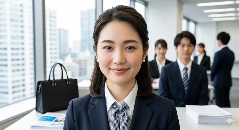 就活メイク眉毛1