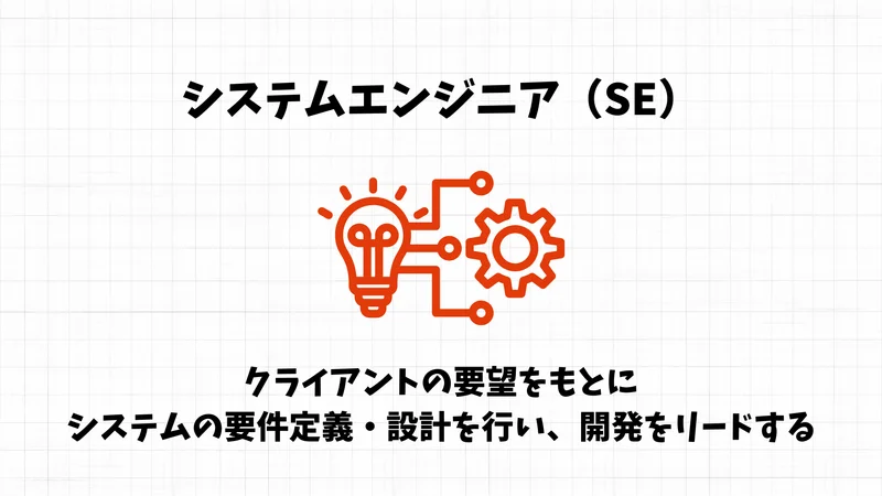 システムエンジニア（SE）
