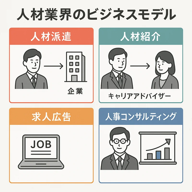 人材業界ビジネスモデル
