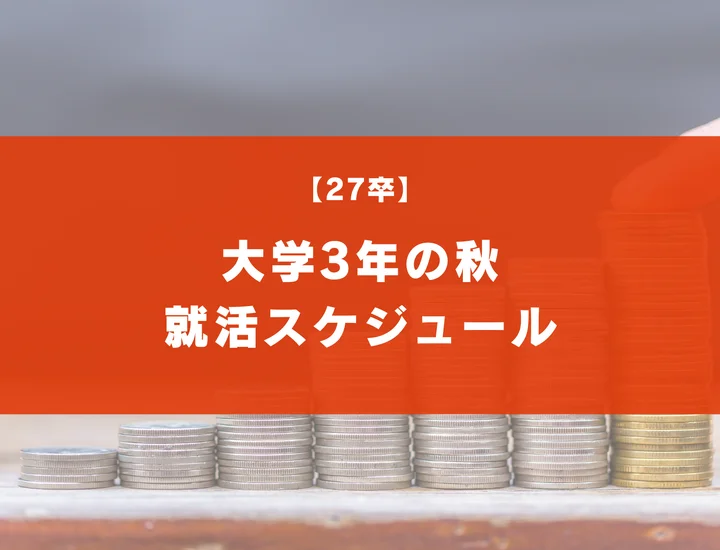 【27卒向け】就活の秋を制する！大学3年生の就活スケジュールと完全攻略法