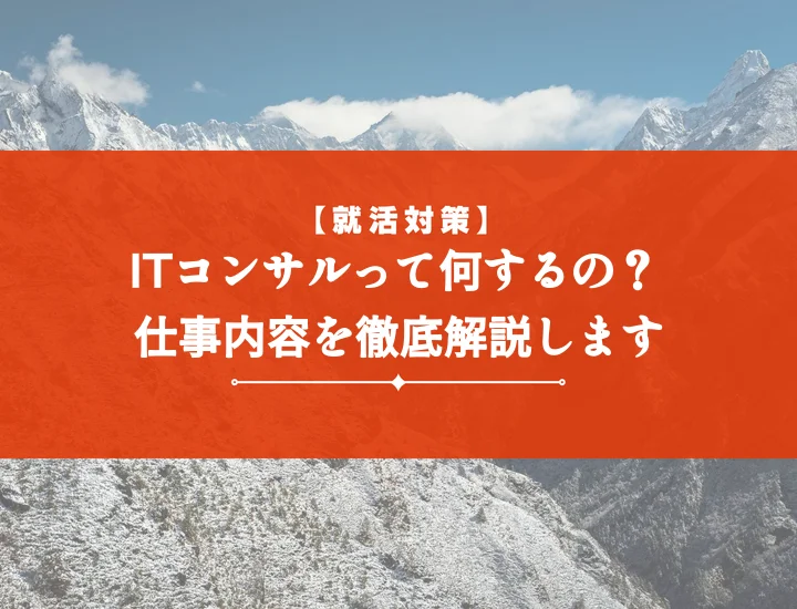ITコンサル仕事内容とは？！年収、スキル、将来性まで徹底解説！