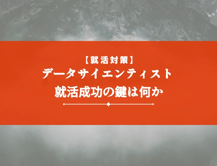 データサイエンティスト就活の軸｜後悔しない企業選びの完全ガイド【内定を掴む】