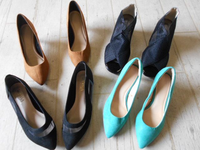 ○新品 試着のみ美品のレディース靴 パンプス サンダル ブーツ  