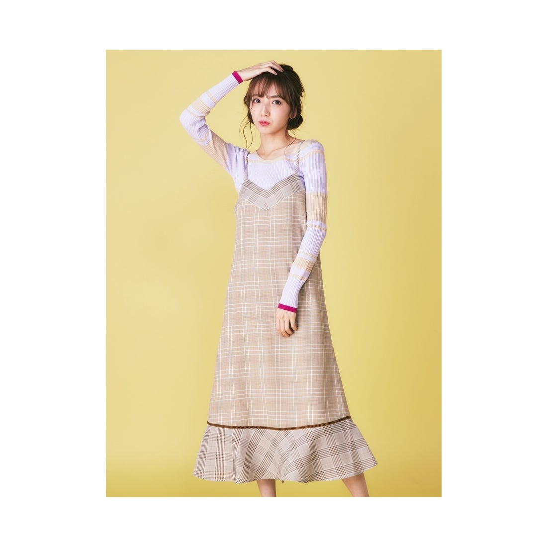 ｍｉｘチェックキャミロングワンピース Smasell スマセル 公式通販 サスティナブルアウトレットモール スマセル