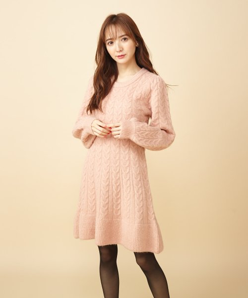 ケーブルフレアニットワンピース Smasell スマセル 公式通販 サスティナブルアウトレットモール スマセル
