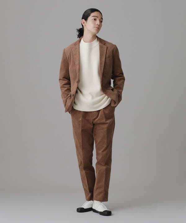 美品　ナノユニバース コーデュロイ セットアップ ブラウン　L ナノユニバース コーデュロイ セットアップ