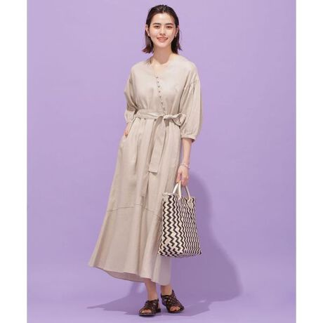 最大75%OFF まとめ割】ヨーロピアンフラックス(R) リネンワンピース 七 