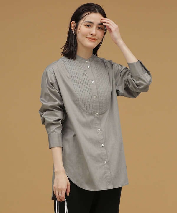 最大75%OFF まとめ割】バンドカラーブザムシャツ 長袖｜nano