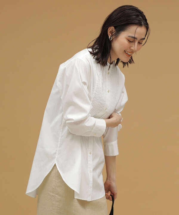 最大75%OFF まとめ割】バンドカラーブザムシャツ 長袖｜nano