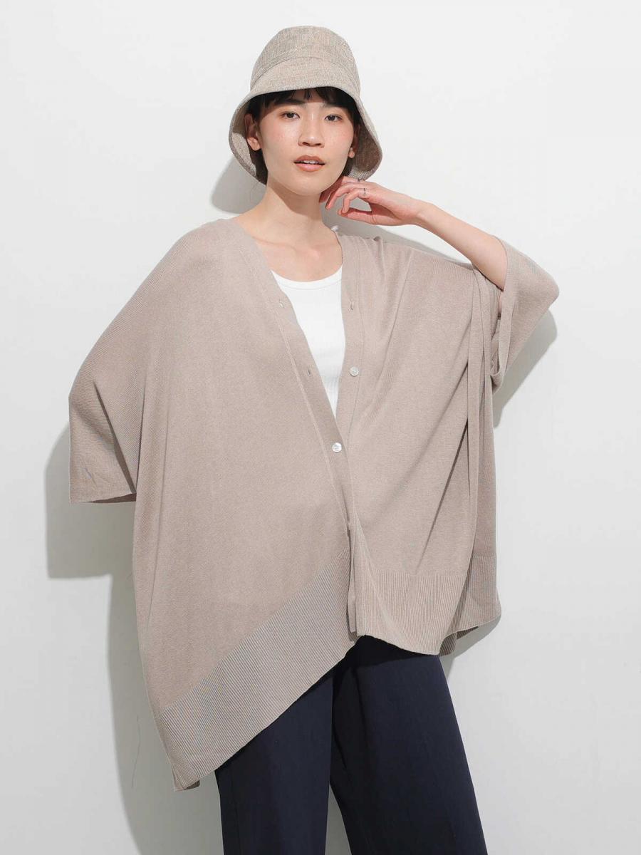 驚きの安さ Parfois ポンチョ風フード付きニットカーディガン カーディガン 0 Free Terresrouges Com