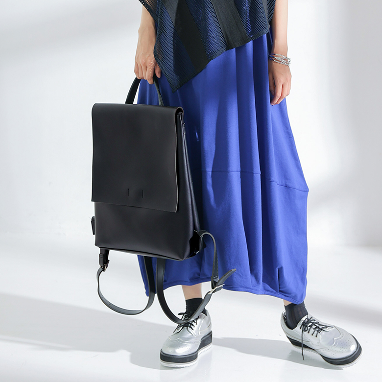 kOhAKUフェイクレザーカブセリュック｜kOhAKU｜キャリー品｜バッグ 