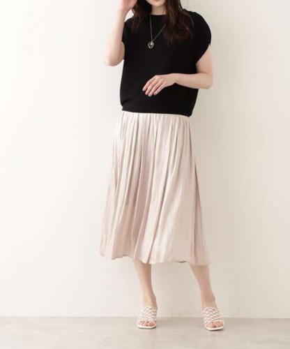 洗える]ブライトシアータックスカート｜NATURAL BEAUTY BASIC  