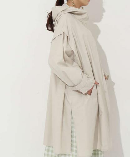 【送料込】NATURAL BEAUTY BASIC ミリタリーポンチョコート S ナチュラルビューティーベーシック NATURAL BEAUTY BASIC