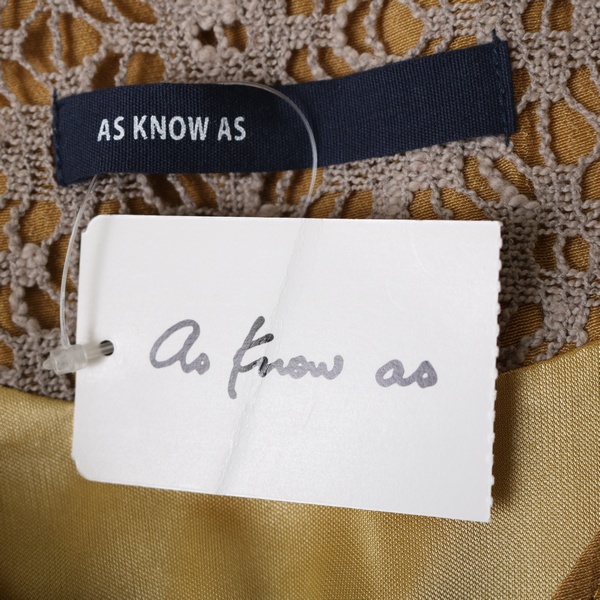 Sy58 未使用 アズノゥアズ As Know As レディース サイズ ワンピース Smasell スマセル 公式通販 サスティナブル アウトレットモール スマセル