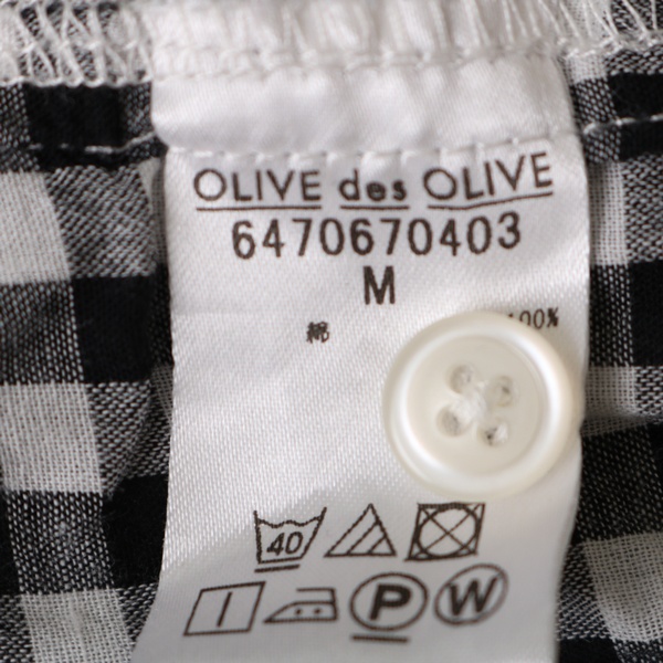 Smasell K181 美品 オリーブ デ オリーブ Olive Des Olive レディース Mサイズ チェック柄 ワンピース