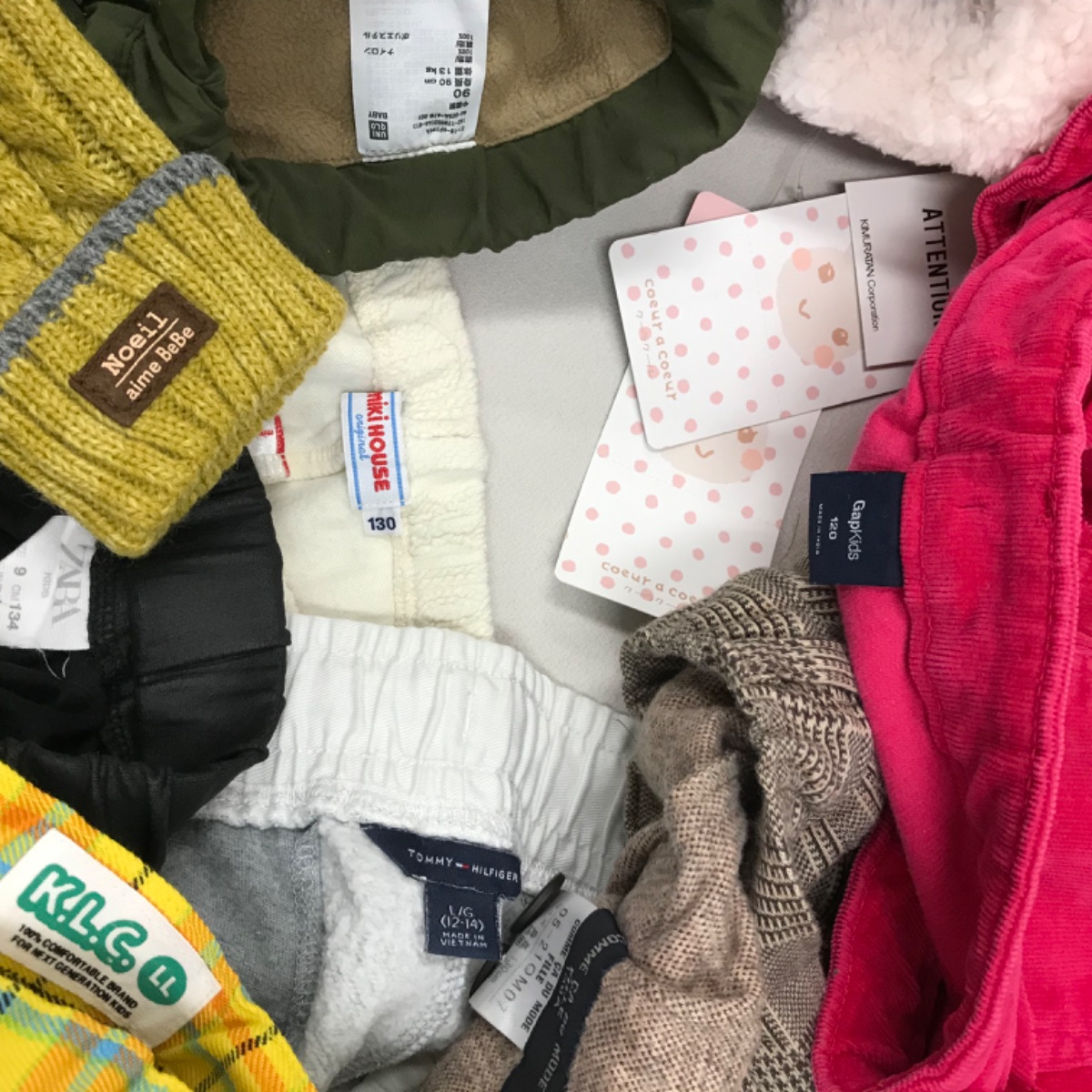 値下げ 秋冬 キッズ 子供32点 セット サイズMIX MIKIHOUSE Familiar  