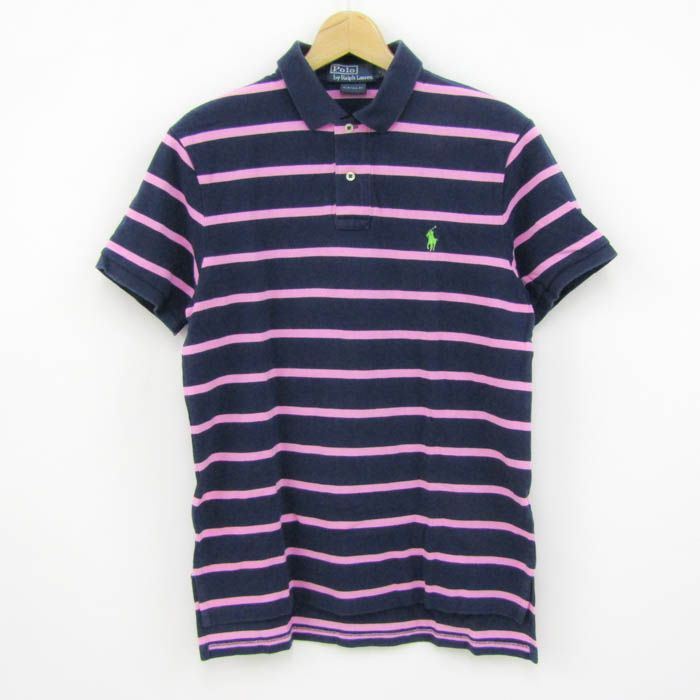 Polo by Ralph Lauren ボーダー半袖ポロシャツ スモールポニー ロゴ 
