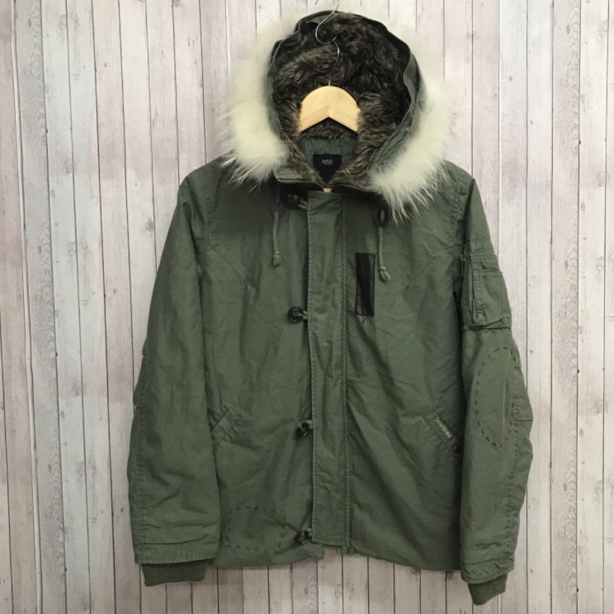 Azul By Moussy アズールバイマウジー ダメージ加工 ミリタリー ジャケット M レディース アウター 496 Smasell スマセル 公式通販 サスティナブルアウトレットモール スマセル