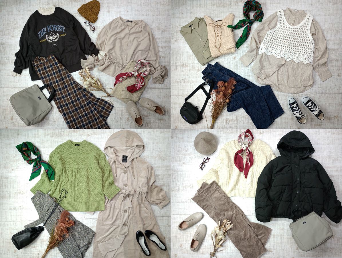 今季最後!在庫限り!!】[35着] 秋・冬 w closet Kastane kutir tiptop 