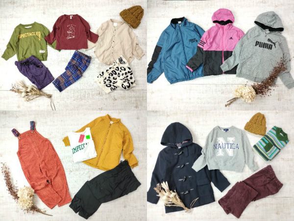 タイムセール!!】50枚 秋・冬 キッズ 子供服 女の子 男の子 人気  