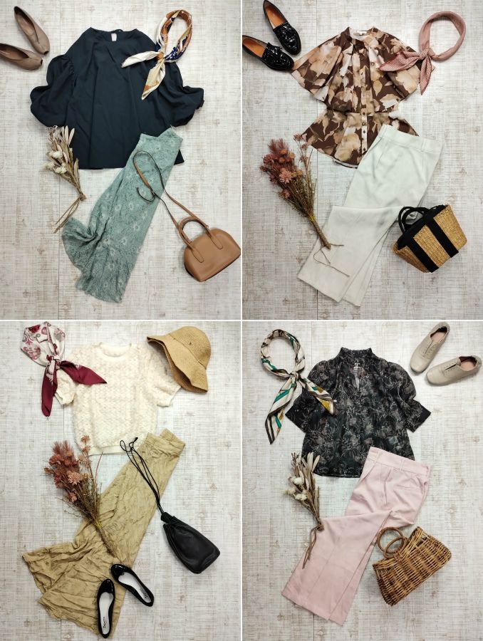 MOUSSY SLY EMODAなどレディース人気ブランド33点セット おまけ付き☆O216 MURUA Ungrid GYDA AZUL BY MOUSSY etc...0605(140) EMODA（セット⁄コーデ ・ ブラック⁄黒色系）のフリマアイテム一覧