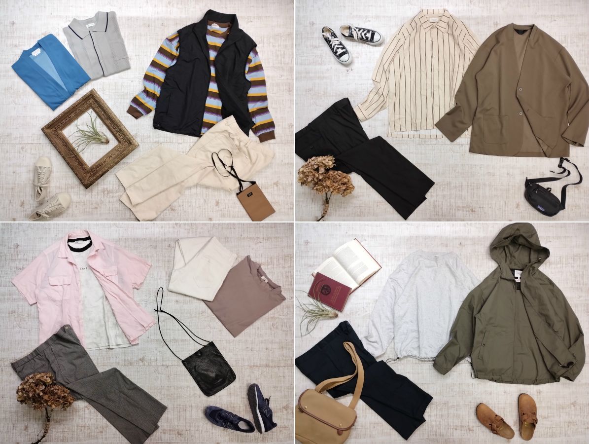 35点] メンズ GLOBAL WORK COEN CIAOPANIC JUNRed IKKA nico and WYM 