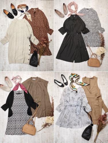 40着] ワンピース セット まとめ売り チュニック ドレス いろいろ 古着 