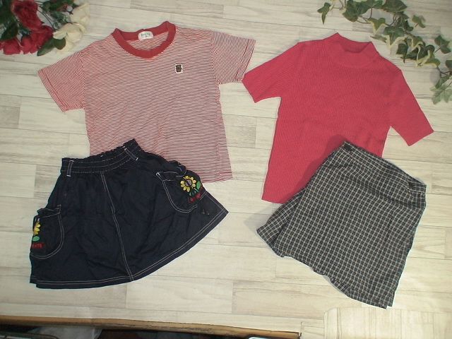 即日発送可】32-4885☆130～140㎝サイズ・女の子・子供服☆カジュアル