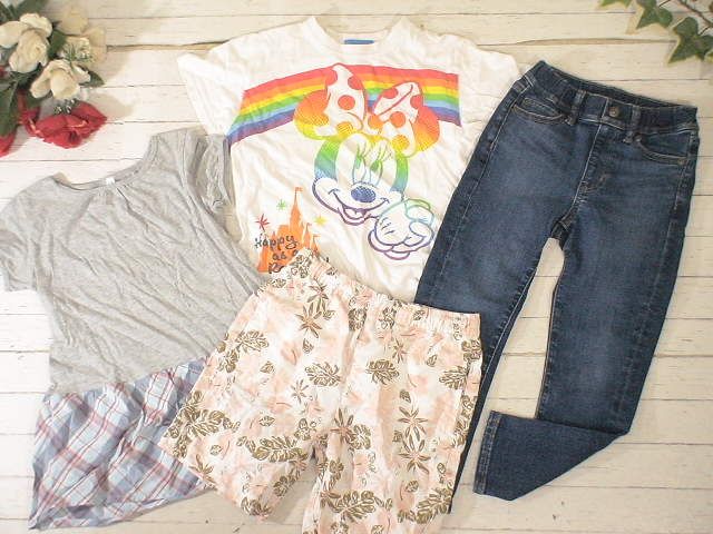 即日発送!】5-4169☆110～120㎝サイズ・女の子・アメカジ系☆古着