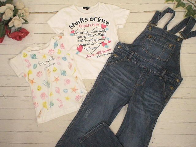 即日発送!】5-4169☆110～120㎝サイズ・女の子・アメカジ系☆古着