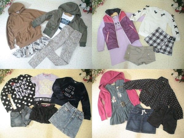 予約販売】☆130/140㎝サイズ・女の子・子供服☆コギャル系☆古着