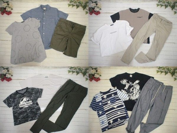 新品未使用入り　男の子　150サイズの服など　大量41点まとめ売り 即日発送!】8-4553☆150/160㎝/Sサイズ・男の子・子供服