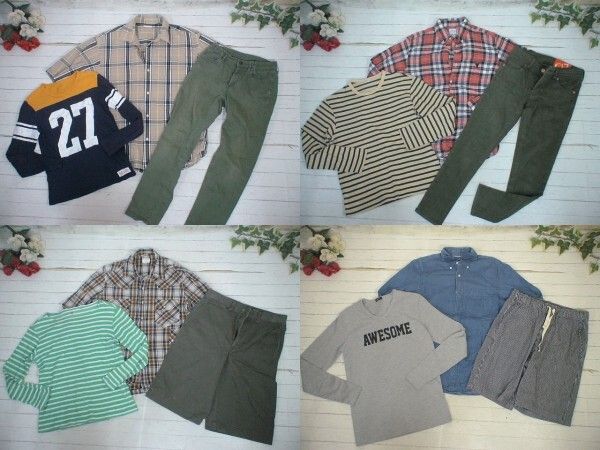 秋冬物 150cm 男の子 50枚 大量 まとめ売り 女の子 秋 冬 120 まとめ