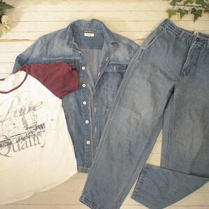 2-4066★夏～初秋・メンズ・アメカジ系・ 古着アイテム　50着セット★ まとめ売り　業販　卸 洋服 4-4459☆M⁄Lサイズ・メンズ・アメカジ系☆古着アイテム☆50着セット