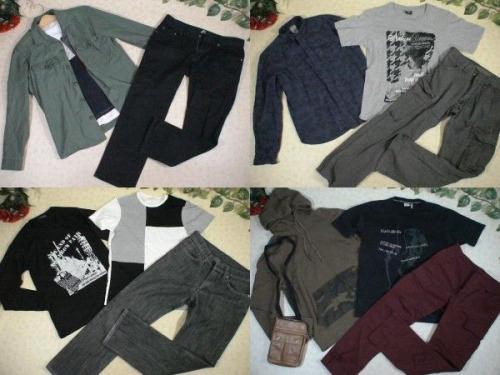 11-4180★夏～秋物入り・メンズ・お兄系・ 古着アイテム　50着セット★ まとめ売り　業販　卸 洋服 予約販売☆春夏物☆M&frasl;Lサイズ・メンズ・お兄系☆古着アイテム☆50着