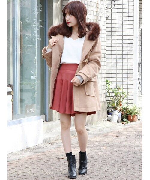 新品☆dazzlin ダズリン ボリュームフレアキュロット スカート