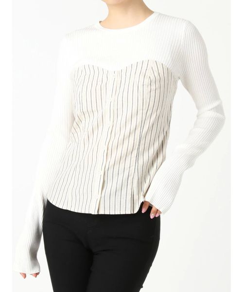 春夏大活躍の長袖トップス◎新品☆LAGUNAMOON ラグナムーン ビスチェ  