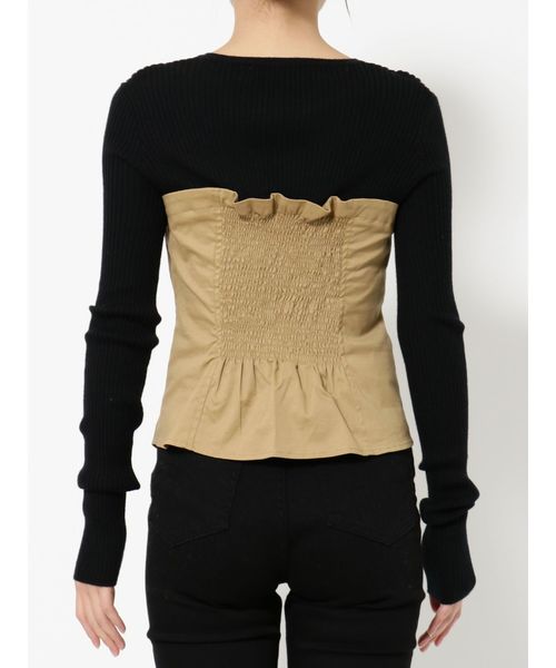 春夏大活躍の長袖トップス◎新品☆LAGUNAMOON ラグナムーン ビスチェ  