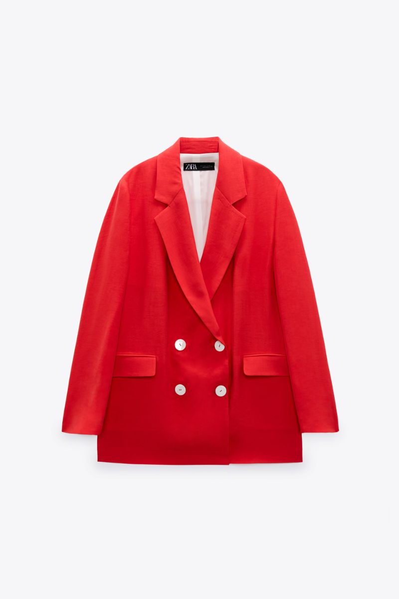 新品☆ZARA(ザラ) オーバーサイズダブルブレストブレザー