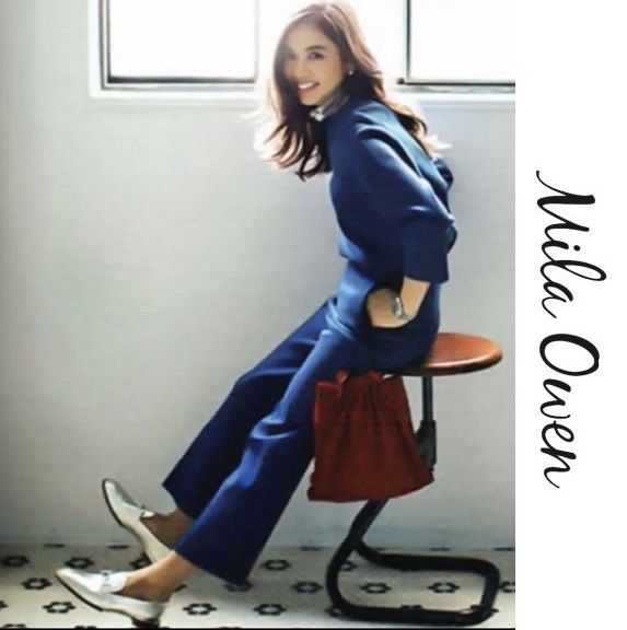 新品☆Mila Owen ミラオーウェン パフスリーブブラウスセットアップ  