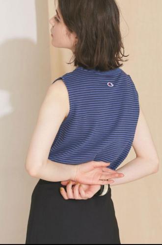 新品 ナノ ユニバース Nano Universe Championコラボ フレンチテリーボーダーノースリトップス タンクトップ インナー レディース 春夏 Ss Smasell スマセル 公式通販 サスティナブルアウトレットモール スマセル